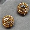 Image 2 : 14K Yellow Gold Yellow Moissanite(4.5ct) 2 Basket Set Moderate Yellow Moissanite, Hand Assembled Stu