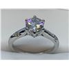 Image 4 : Ladies 1.0 Carat Solitaire 14K GP Engagement ring size 7