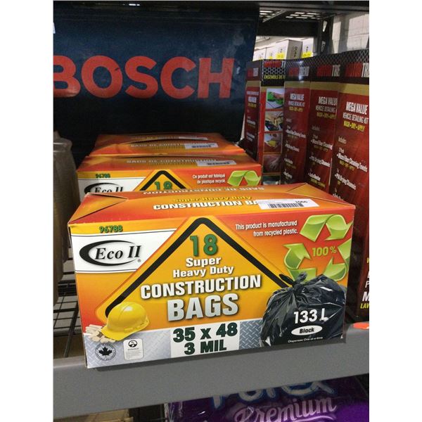 Eco II Super Heavy Duty Construction Bags (133L)