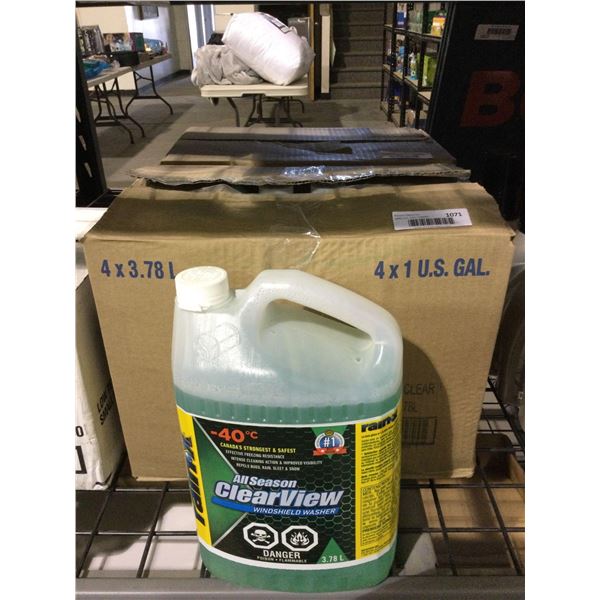 Case of Assorted All Season Windshield Washer Fluid (4 x 3.78L)