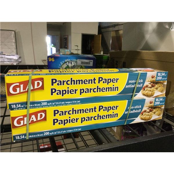 Glad Parchment Paper (48.8m x 38cm) Lot of 2