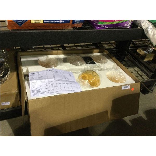 Dellemade 6-Light Ceiling Light Fixture (23in x 55in)