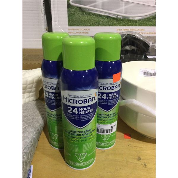 Microban Sanitizing Spray (3 x 425g)