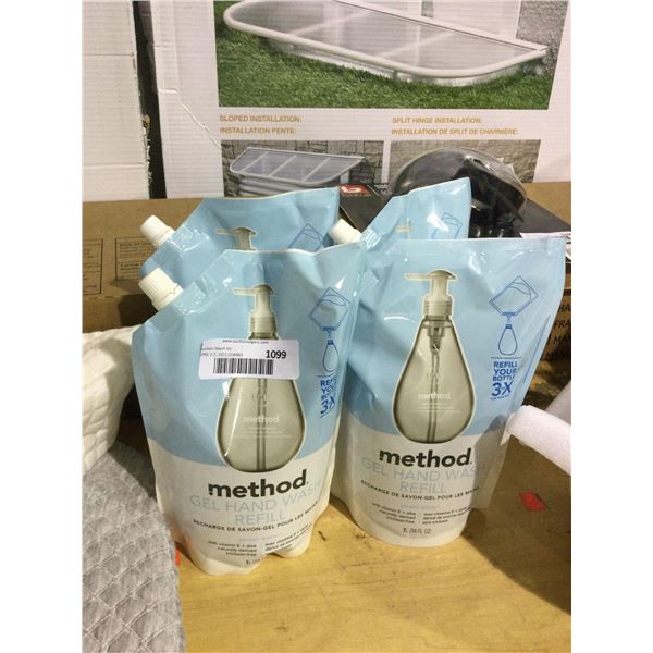 Method Gel Hand Wash Refill (4 x 1L)