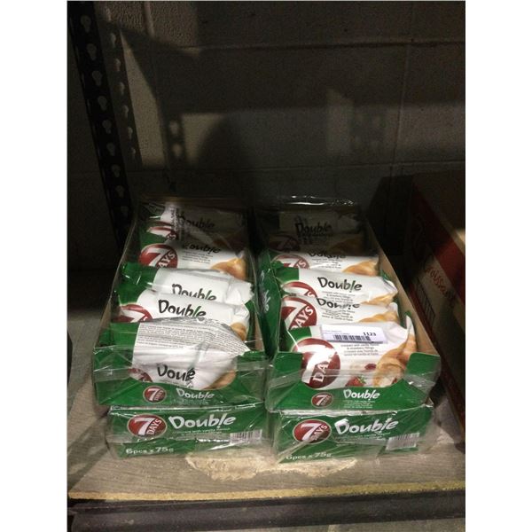 7 Days Vanilla Strawberry Filled Croissants (6 x 75g) Lot of 4