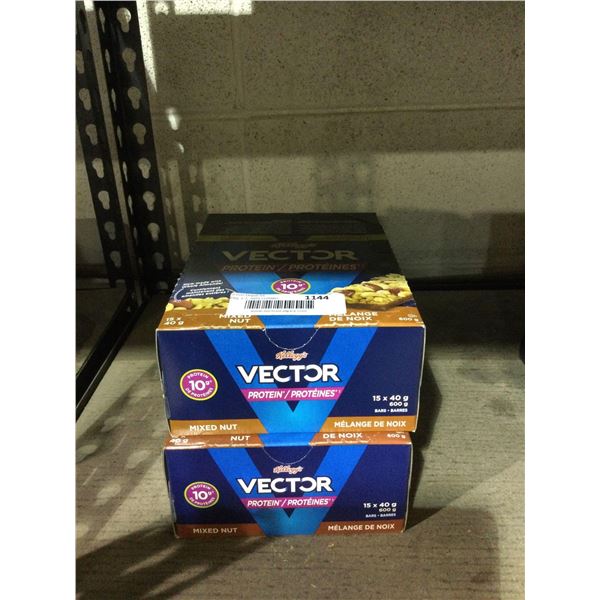 Kellogs Vector Mixed Nut Protein Bars (600g) Lot of 2