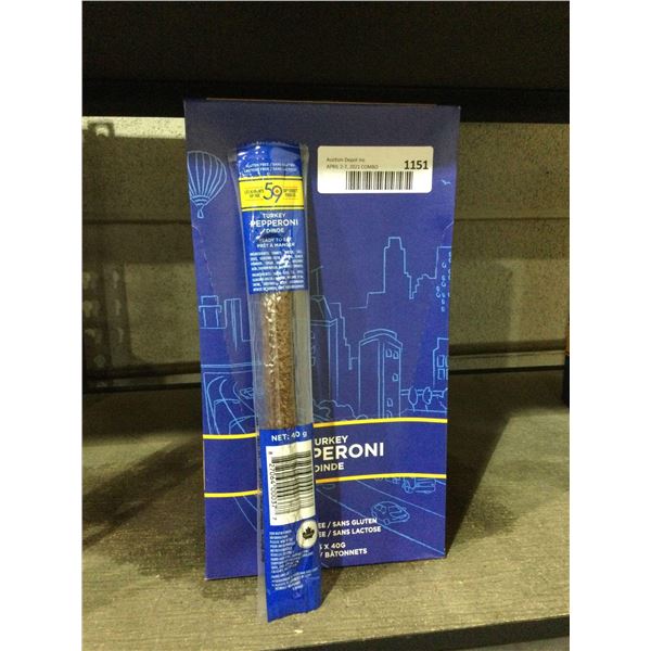 59th Street Turkey Pepperoni Sticks (25 x 40g)