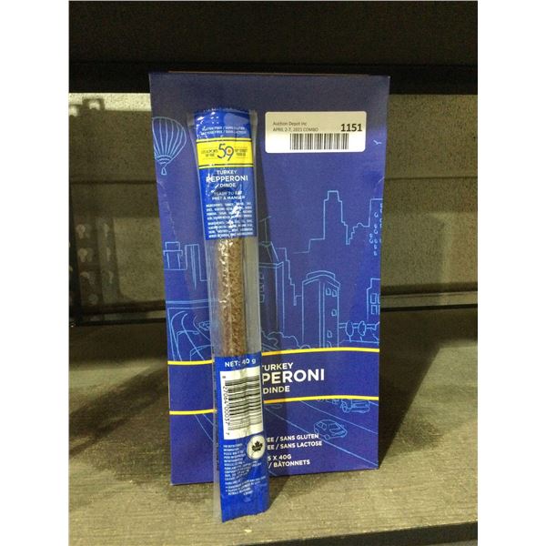 59th Street Turkey Pepperoni Sticks (25 x 40g)