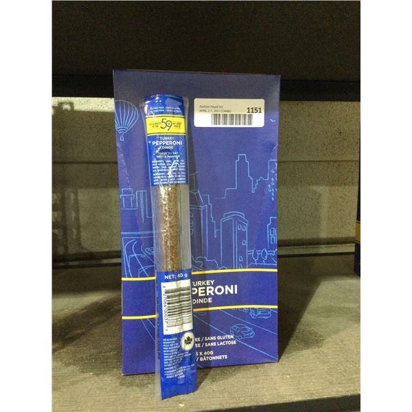 59th Street Turkey Pepperoni Sticks (25 x 40g)