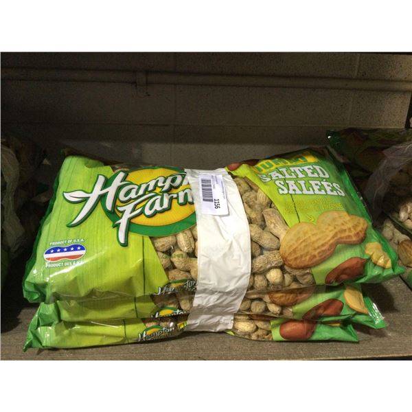 Hampton Farms Jumbo Salted Peanuts (3 x 454g)
