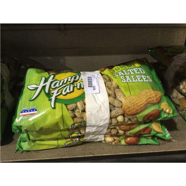Hampton Farms Jumbo Salted Peanuts (3 x 454g)
