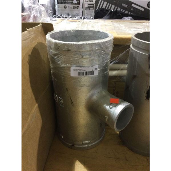 Stainless Steel Grooved End Fitting (6in x 21/2in)