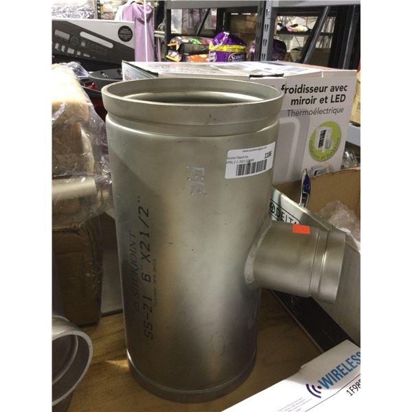 Shurjoint Stainless Steel Grooved End Fitting (6in x 21/2in)