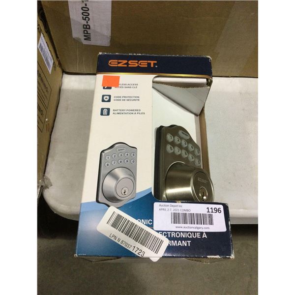 EzsetElectronic Keypad Deadbolt