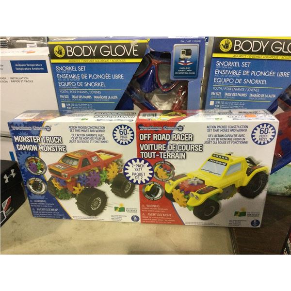 Techno Gears Monster Truck and Offroad Racer 2-Pack