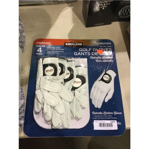 Kirkland Medium Size Right Hand Golf Glove Set