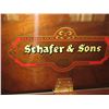 Image 3 : Schafer & Sons VS-40 Piano with Bench 58.5" W, 20"D, 42"H (bench has damage under seat)