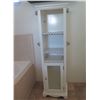 Image 1 : Narrow Cabinet w/Shelving, Approx. 5ft Tall, 18"Width, 13"Depth