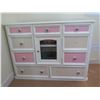 Image 1 : Kids Cabinet w/ Drawers (shows signs of wear) Approx. 50"W, 21"D, 36"H