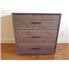Image 1 : Qty 3 Wooden Nightstands w/ Drawers 28.5"W x 17D" x 29.5"H (one has damaged top drawer)