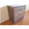 Image 2 : Qty 3 Wooden Nightstands w/ Drawers 28.5"W x 17D" x 29.5"H (one has damaged top drawer)