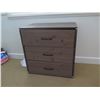 Image 8 : Qty 3 Wooden Nightstands w/ Drawers 28.5"W x 17D" x 29.5"H (one has damaged top drawer)