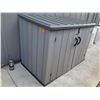 Image 1 : Lifetime Model 60296U Patio Storage Shed with Top-Lid Opening & Swing-Out Doors 74"W x 41"D x 51"H