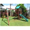 Image 2 : Gorilla Playsets Playground Set with Swings, Slide, Climber, etc (buyer responsible for disassembly)