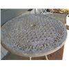 Image 8 : Patio Bistro Table (30" Dia, 33"H) & 2 Chairs (shows general wear and tear)
