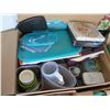 Image 13 : Misc. Kitchen Items: Pans, Bowls, Food Containers, Lunch Boxes, Trays, Glassware, etc