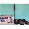 Image 1 : 6 Unused Hats, Auto Tee, Used Wooden Bat