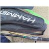 Image 3 : Sporting Goods: Tennis Rackets, Boxes of Golf Balls, Soccer Shoes, Fishing Rod, Bag