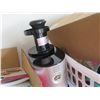 Image 8 : Omega Juicer & Attachments, Misc. Kitchen Items, Disposable Gloves, Books, etc