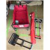 Image 1 : Collapsible Canvas Wagon, Folding Umbrella, 2 Folding Hand Trucks