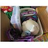 Image 13 : Misc. Toys, Unopened Craft Kit, Candles, Unopened Playdough Set, Ceramic Piggy Bank, Bey Blade Stadi