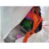Image 11 : Plastic Fence System & Misc. Toys/Books, Plastic Bin