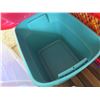 Image 15 : Plastic Fence System & Misc. Toys/Books, Plastic Bin