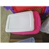 Image 16 : Plastic Fence System & Misc. Toys/Books, Plastic Bin