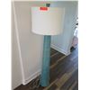 Image 1 : Tall Blue Mosaic Floor Lamp with Shade