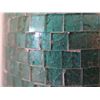 Image 8 : Tall Blue Mosaic Floor Lamp with Shade