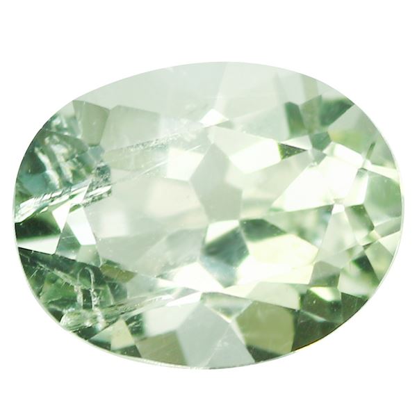 0.59Ct Genuine Oval cut 6 x 5 mm Rarest 100% Natural Green Oligoclase