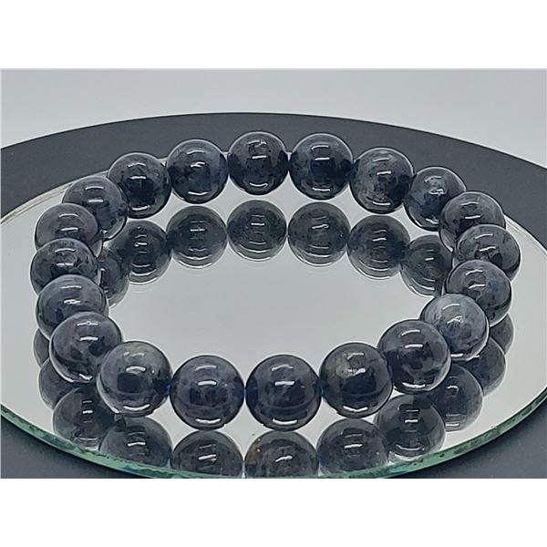 Natural Tanzanite (Blue Zoisite) Gemstone Stretchy Bracelet