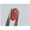 Image 2 : 3.51ct 1 Oval Natural Orange Sapphire