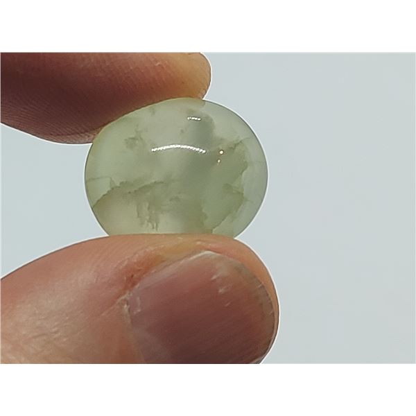 21.75 ct. PRASIOLITE (GREEN AMETHYST) CAB