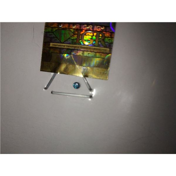 0.0125 ct BLUE DIAMOND