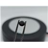 Image 1 : 0.77 ct Eye-Clean Jet Black Round Loose Natural DIAMOND