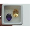 Image 1 : 3.70 ct AMETHYST and 4.72 ct. CITRINE MIX