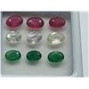 Image 2 : 4.01 ct. EMERALD, SAPPHIRE, RUBY