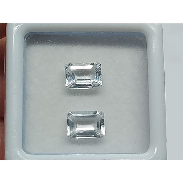 3 Pcs. 2.25 ct WHITE TOPAZ