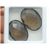 Image 2 : 17.90 ct.  SMOKEY QUARTZ (Same RI as Citrine) - Pair